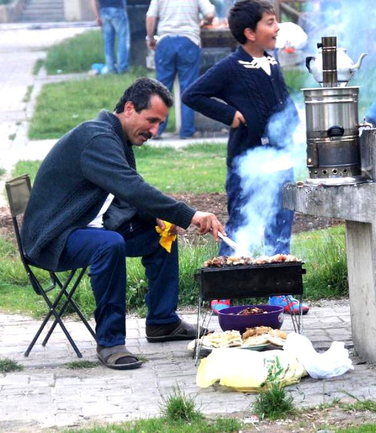 Mesire Alanında İftar Kalabalığı
