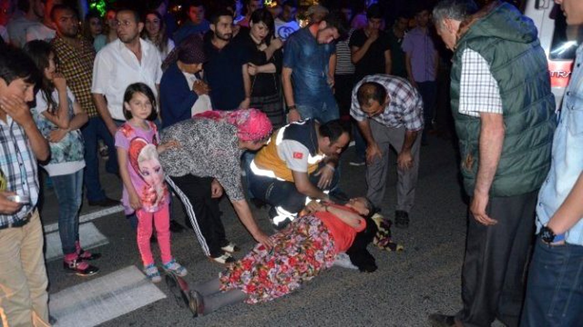 Otomobilin Çarptığı Yaya Yaralandı