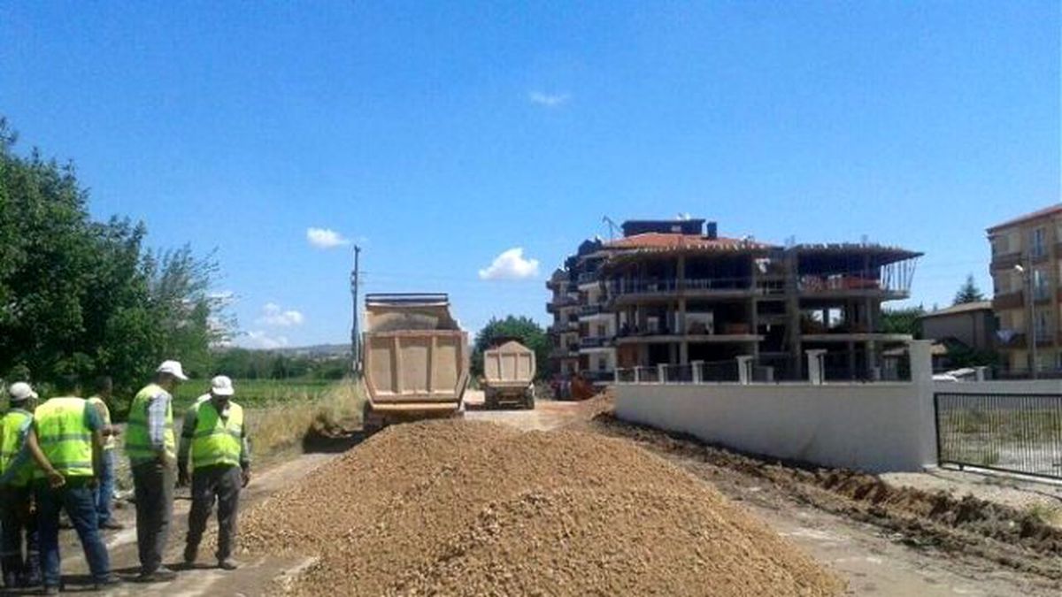TOKİ ve Paşaalanı Asfaltlanıyor