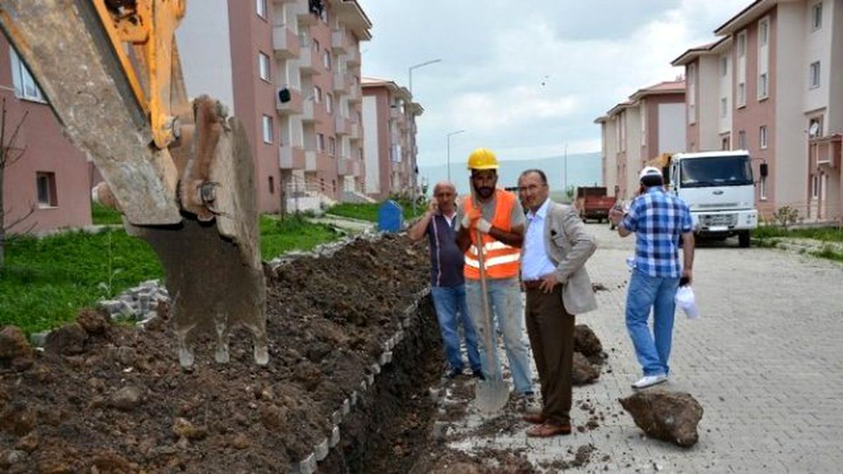 Ardahan\'da TOKİ\'lerin Doğalgaz Çalışmaları Başladı