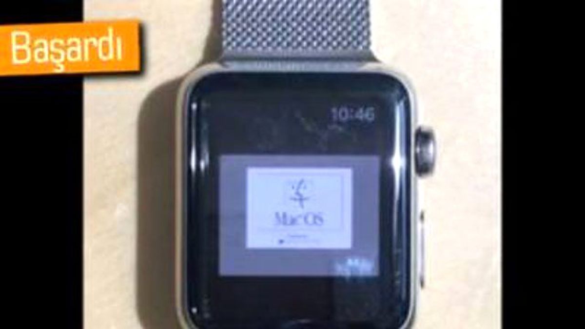 20 Senelik Mac İşletim Sistemini Apple Watch\'ta Çalıştırdı