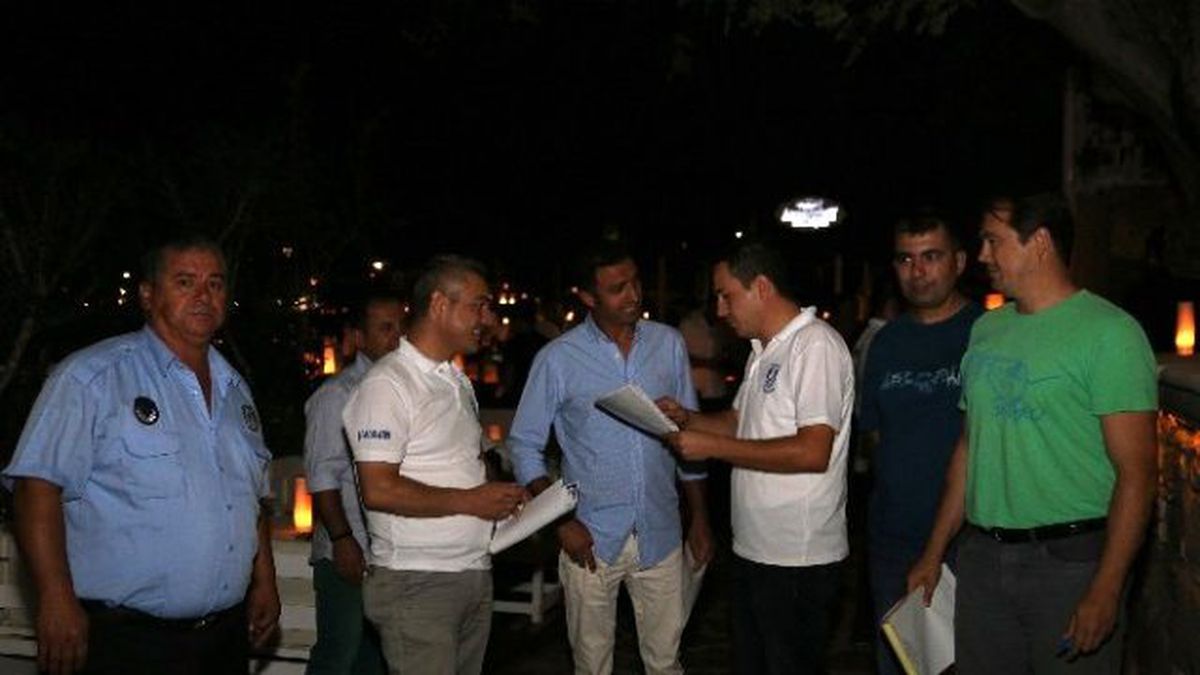 Bodrum\'da Ekipler İş Yerlerini Denetledi
