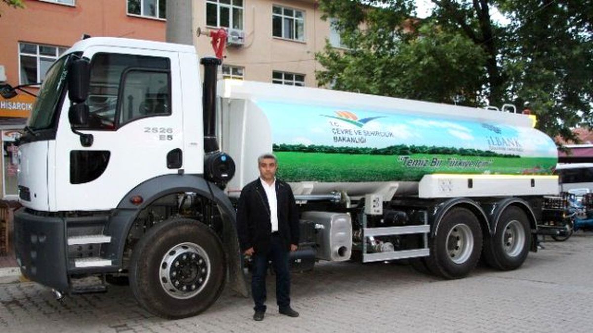 Hisarcık Belediyesi\'ne Hibe Arazöz
