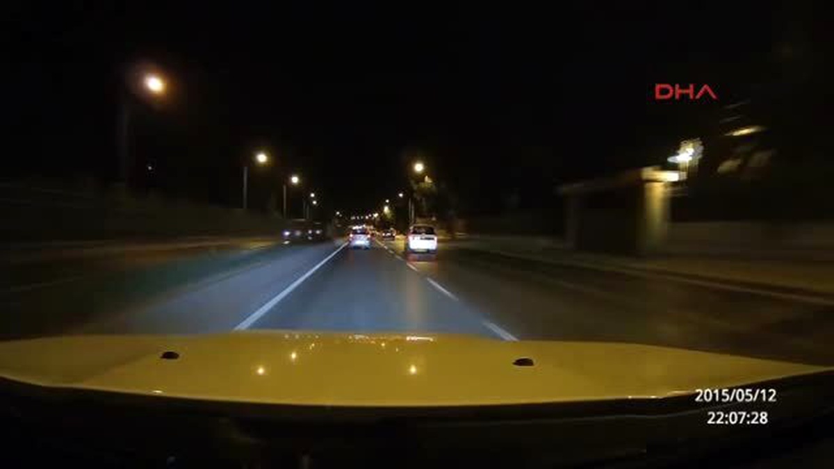 İzmir Kaza Anı Araç İçi Kamerada