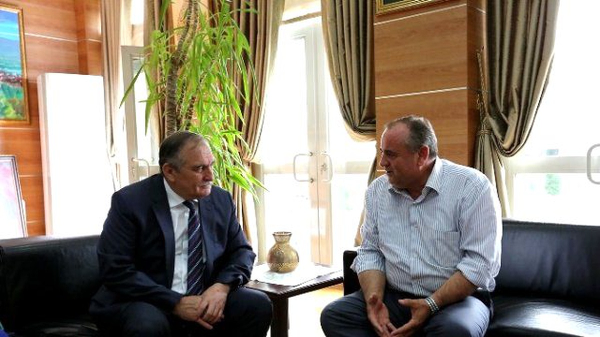 Kosavalı Başkan Bütüç, Alaaddin Yılmaz\'ı Ziyaret Etti