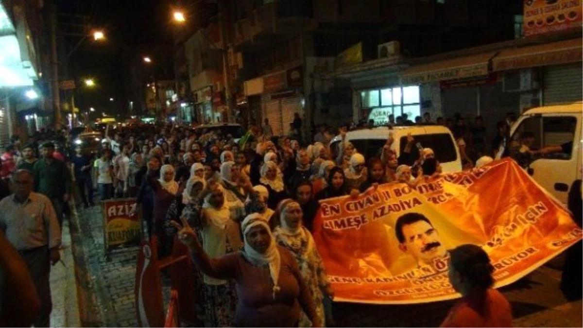 Nusaybin\'de Abdullah Öcalan\'a Özgürlük Yürüyüşü Yapıldı