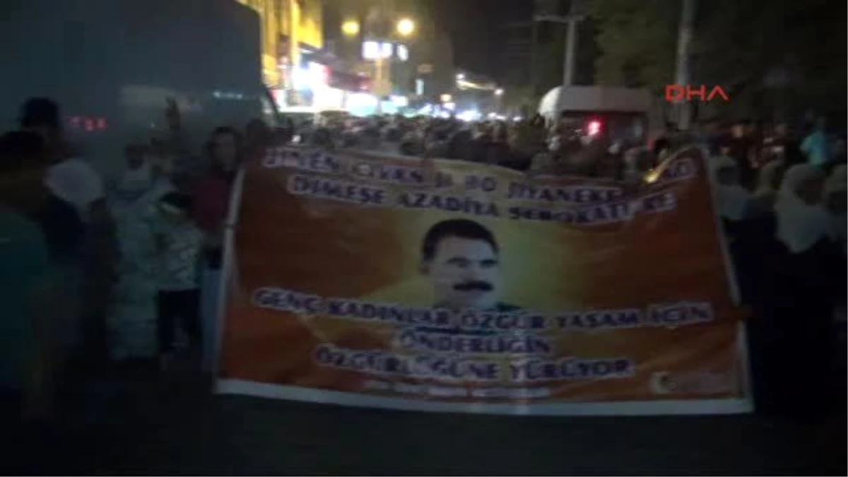 Nusaybin\'de Öcalan\'a Özgürlük Yürüyüşü