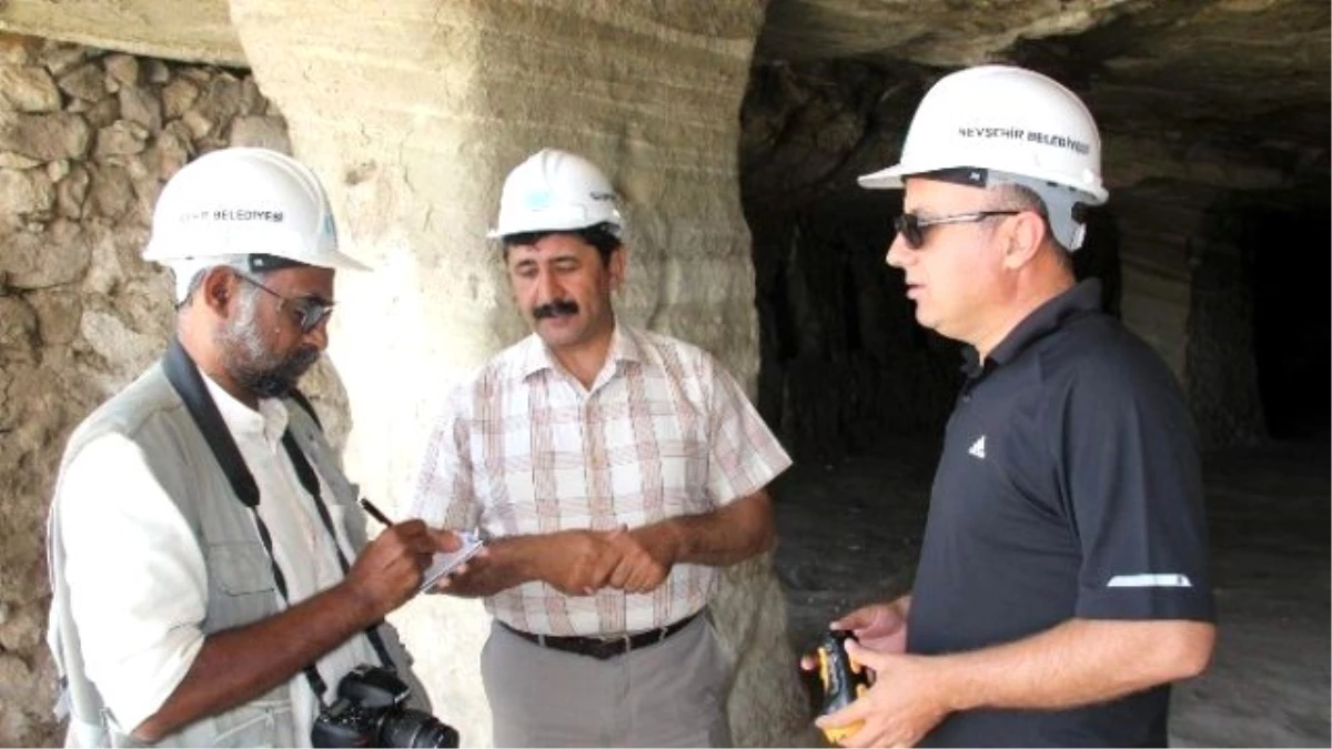 Unesco Temsilcisi Kothari, Dünyanın En Büyük Yeraltı Şehrinde İncelemelerde Bulundu