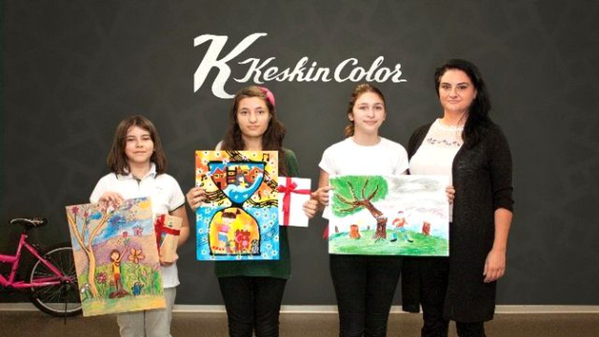 Çocuklar Doğayı Renklerle Anlattı