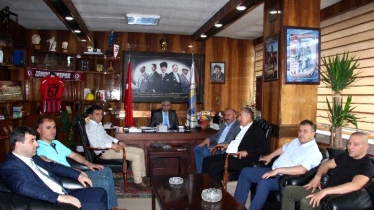 Gökçebey Belediye Başkanı Öztürk ile Bakacakkadı Belediye Başkanı Özdemir, Gmis\'i Ziyaret Etti