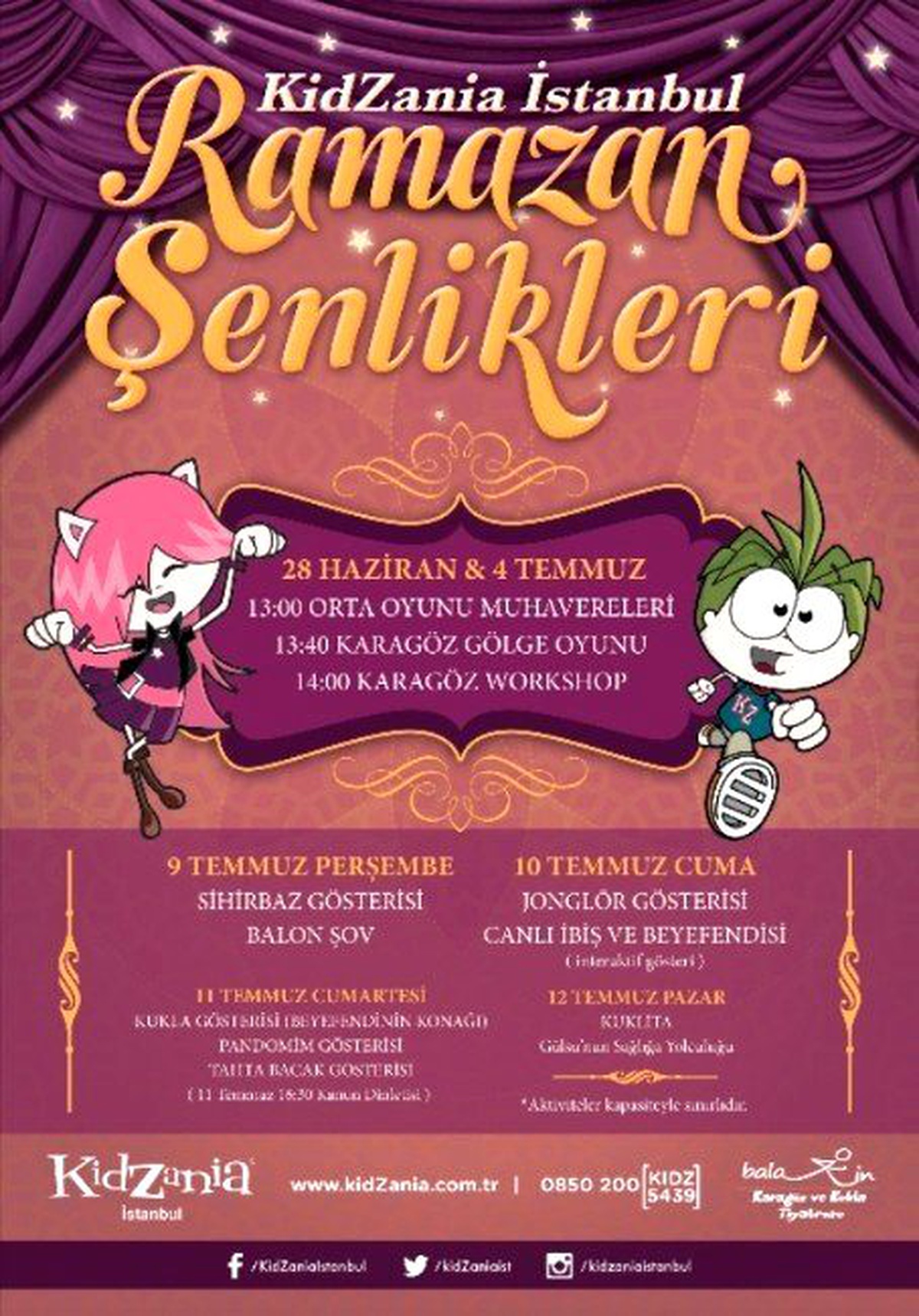 Kıdzanıa İstanbul\' Ramazan Şenlikleri Bambaşka