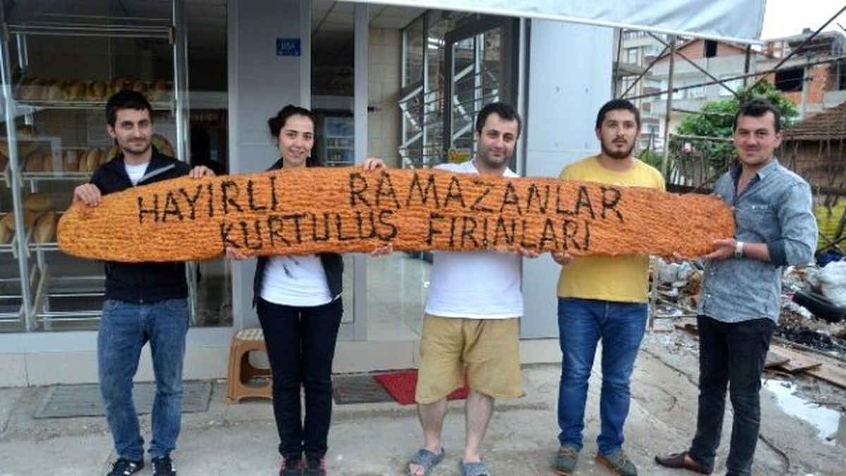 2 Metrelik Dev Ramazan Pidesi