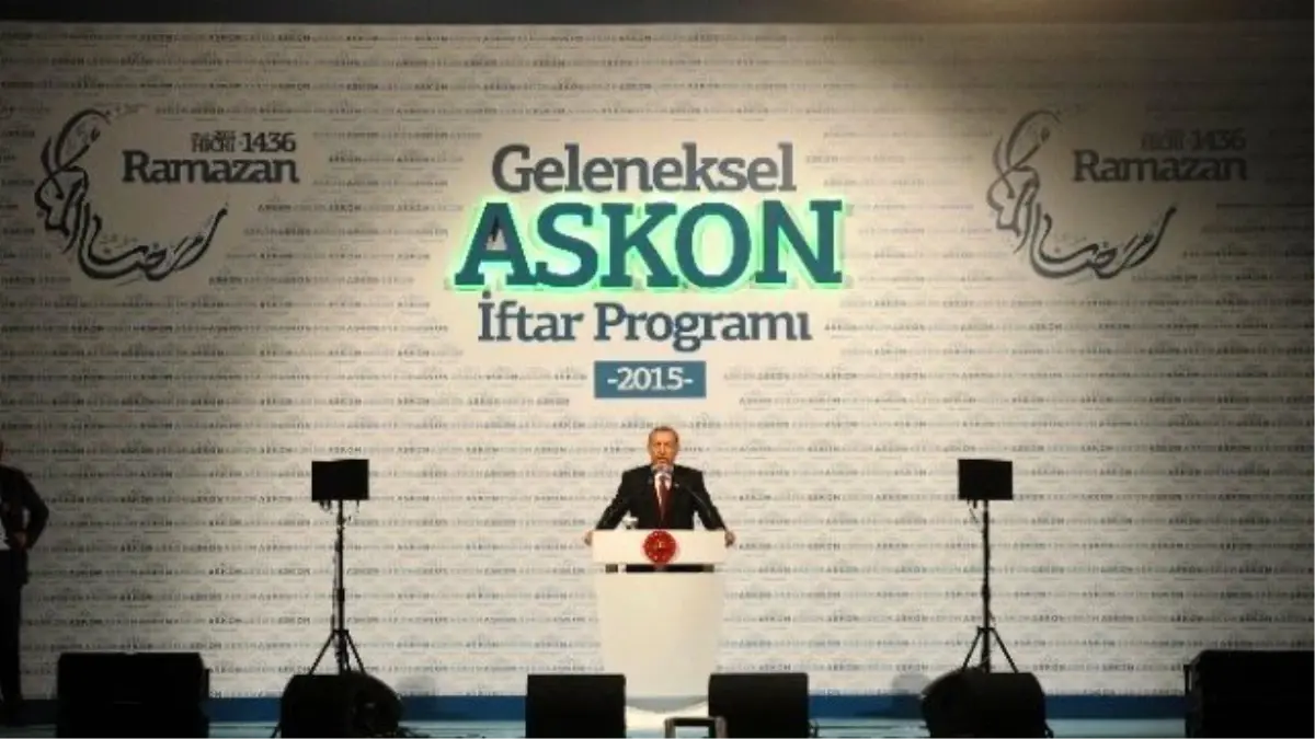 Cumhurbaşkanı Erdoğan, Askon\'un İftarına Katıldı