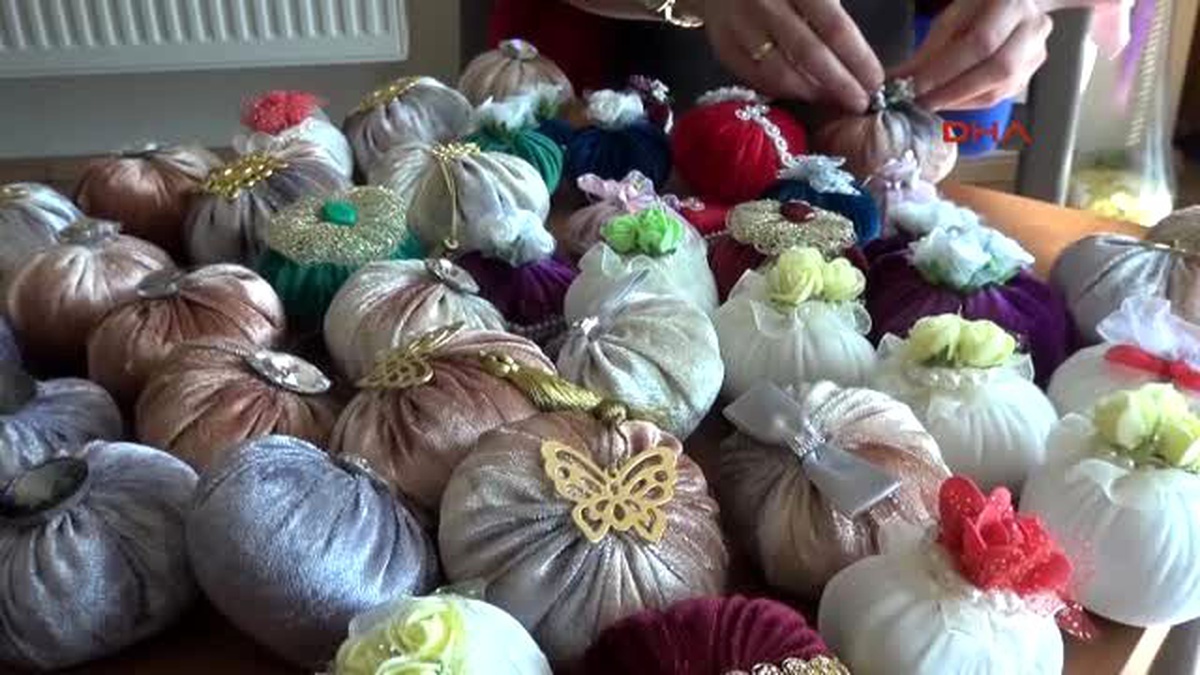 Düğünlerde Davetlilere Hediye Lavanta Kesesi