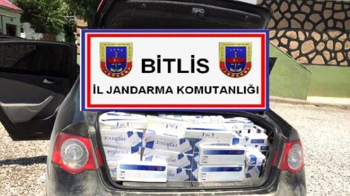 Jandarmadan Kaçak Sigara Operasyonu
