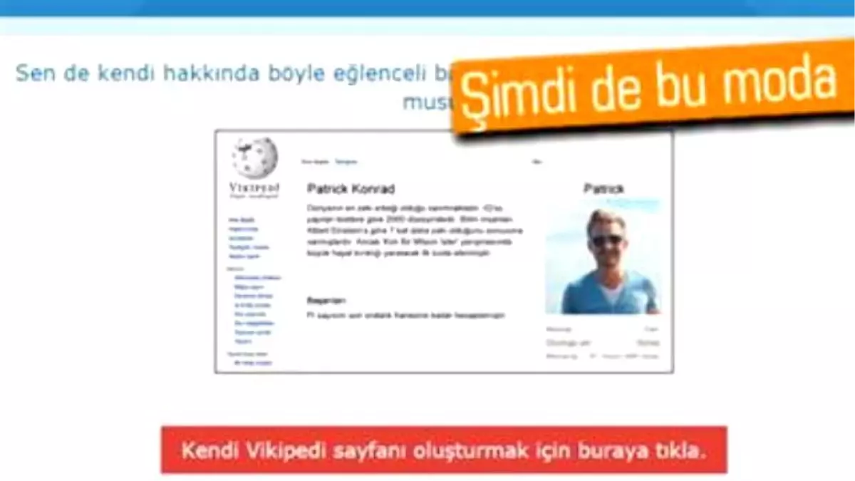 Kendi Wikipedia Sayfanızı Oluşturmak İster Misiniz?