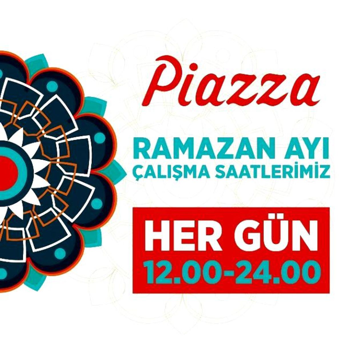 Piazza\'larda Ramazan Saati Ayarı
