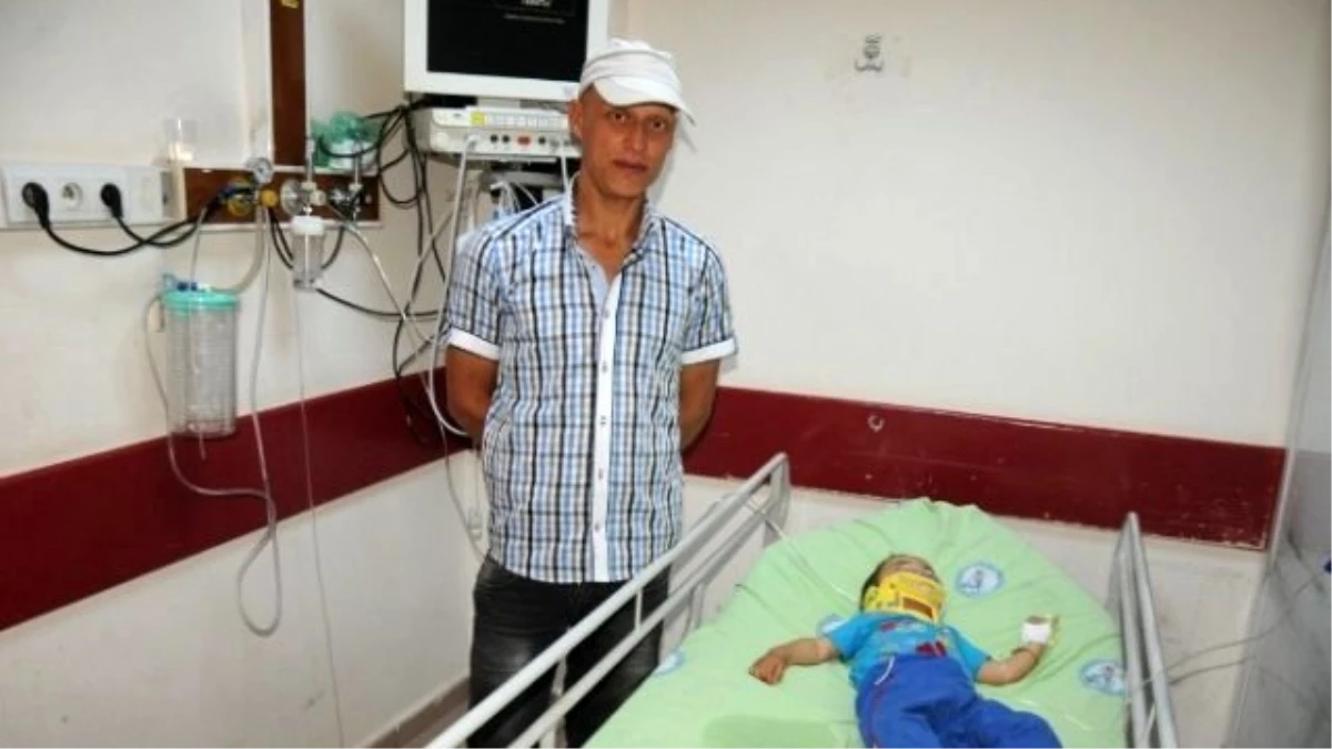 Üzerine Televizyon Düşen 1,5 Yaşındaki Çocuk Ağır Yaralandı