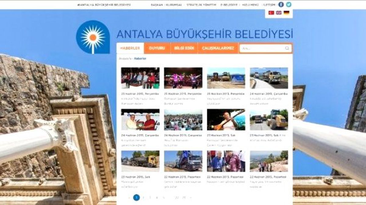 Büyükşehir Belediyesi\'nin Web Sitesi Yenilendi