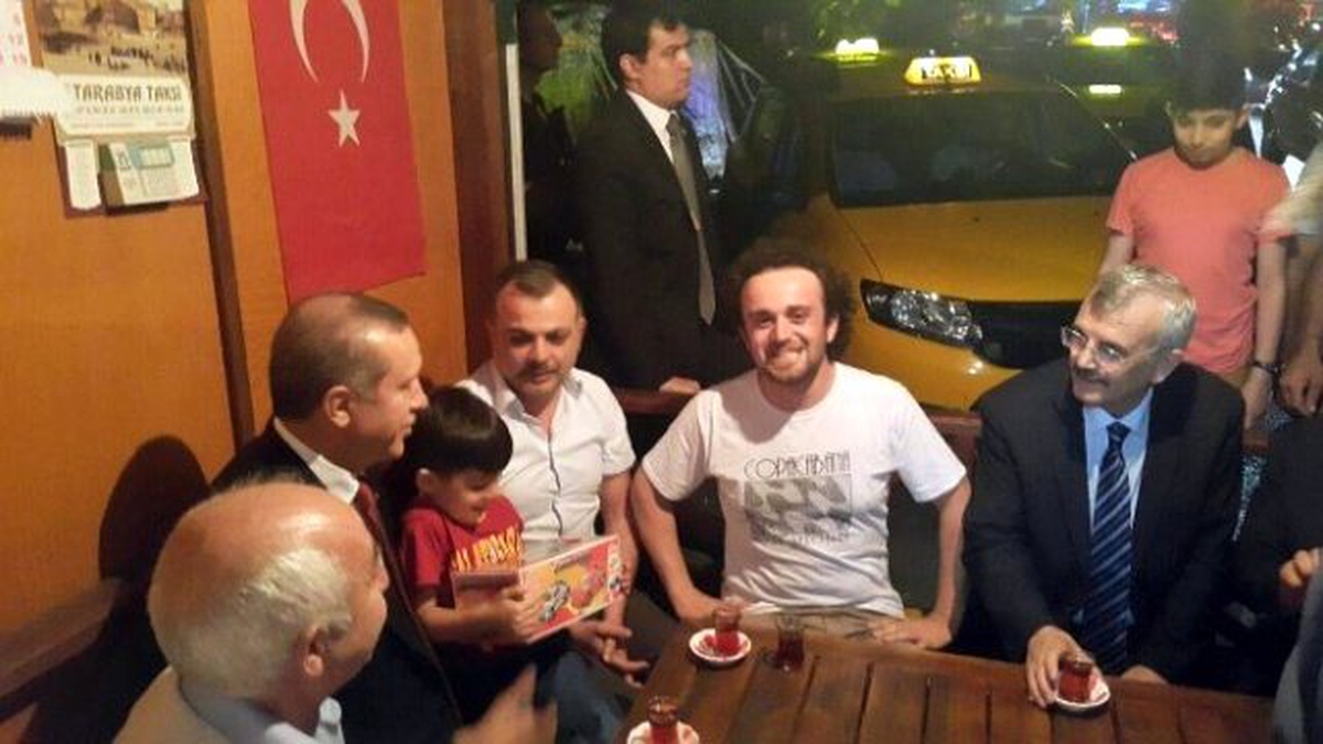 Cumhurbaşkanı Erdoğan Taksicileri Ziyaret Etti