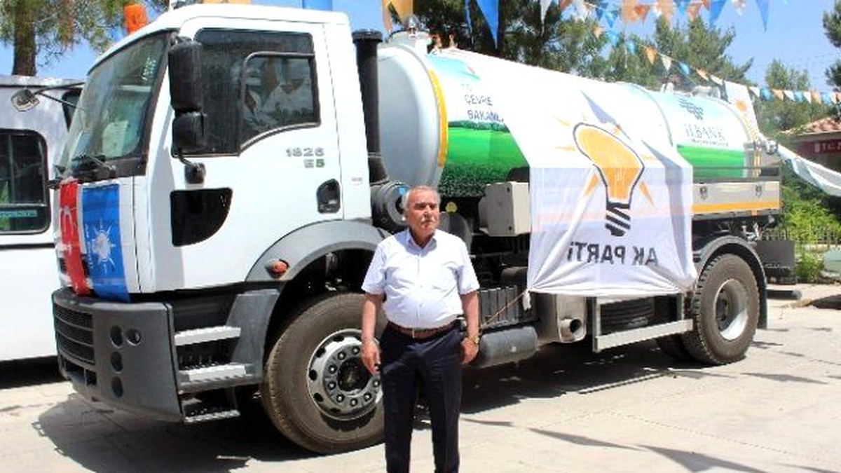 Samsat Belediyesi\'ne Vidanjör Desteği