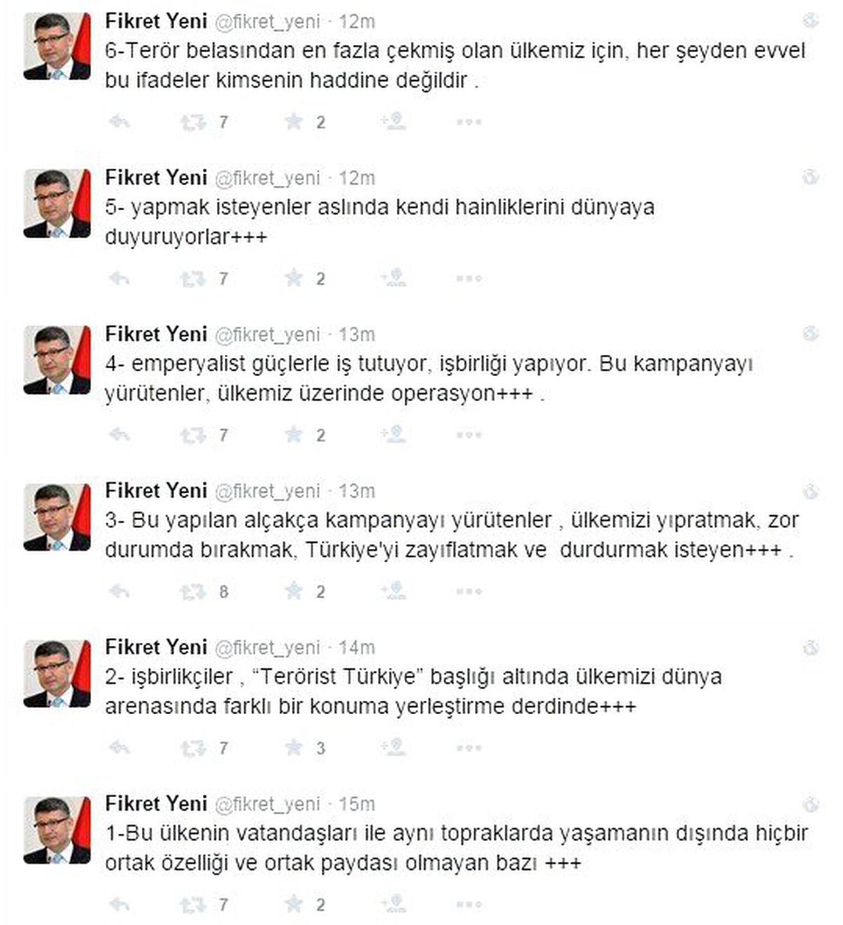 AK Parti Adana İl Başkanı Yeni\'den Terörist Türkiye Kampanyasına Tepki