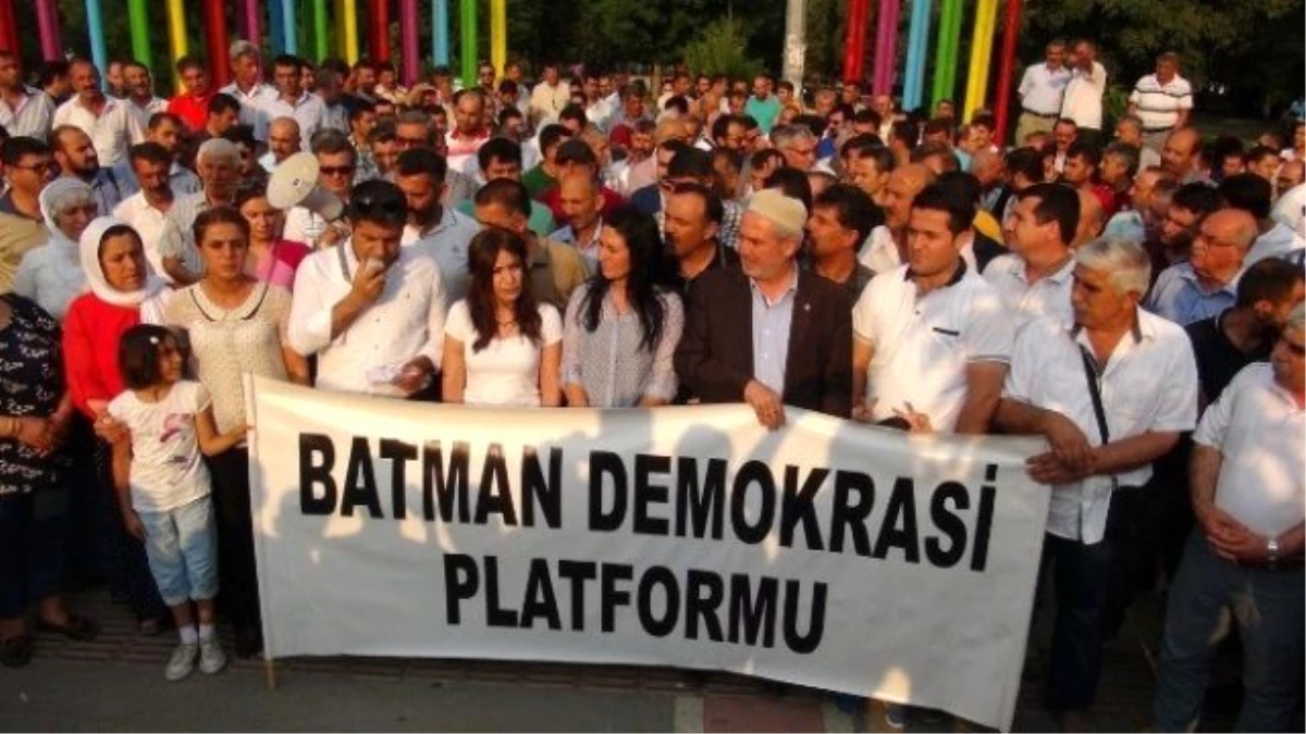 Batman\'da Kobani Saldırısına Kınama