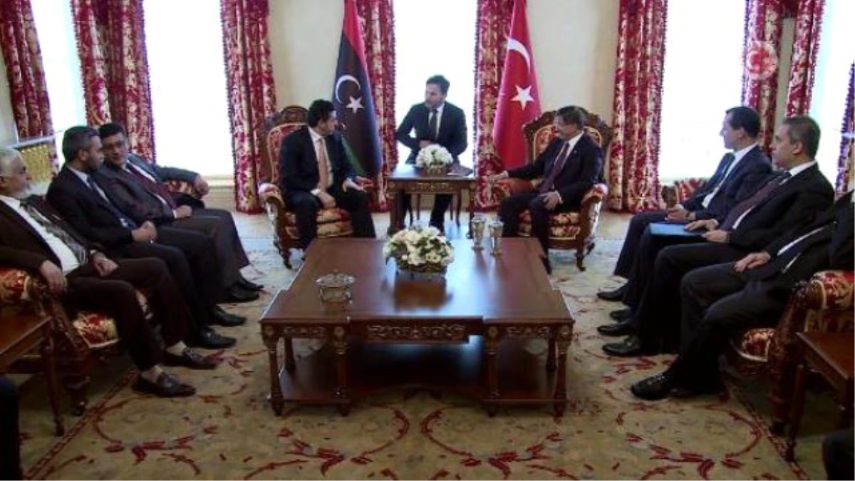 Davutoğlu ve Fidan, Libya Trablus Başbakanı ile Görüşüyor