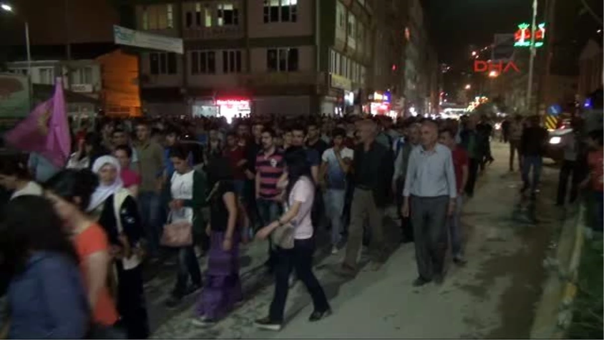 Hakkari ve Çukurca\'da Kobani Protestosu