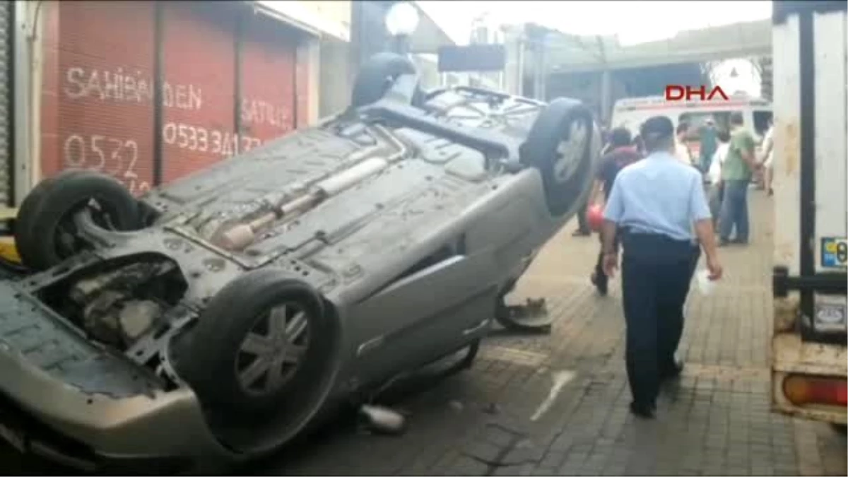 Aydın Takla Atan Otomobildeki Karı-Koca Yaralandı