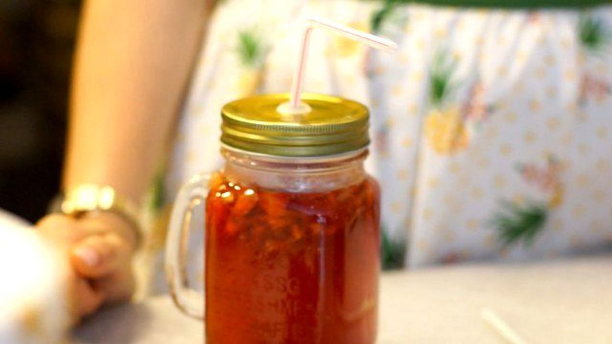 Lavantalı Çilekli Ice Tea- Lavantalı Çilekli Buzlu Çay Nasıl Yapılır?