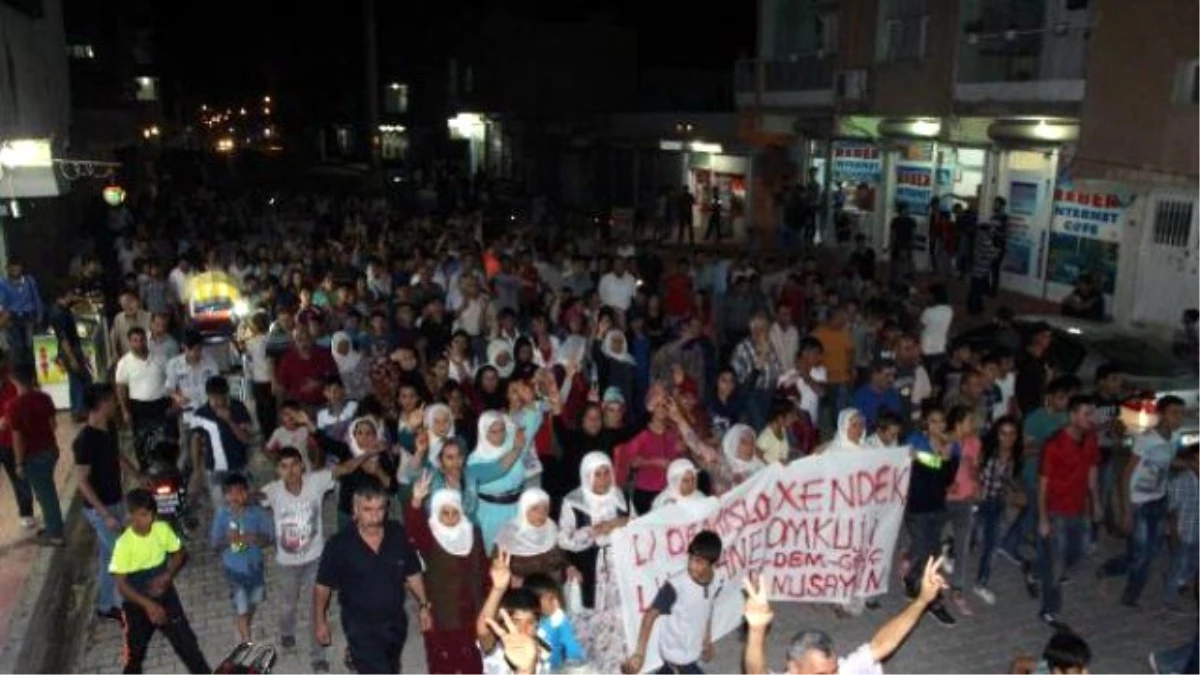 Nusaybin\'de Kobani Olayları Rotestosundan Sonra Olay Çıktı
