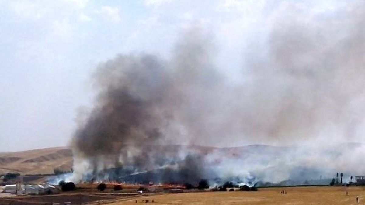 Silvan\'da Yangın Çıktı