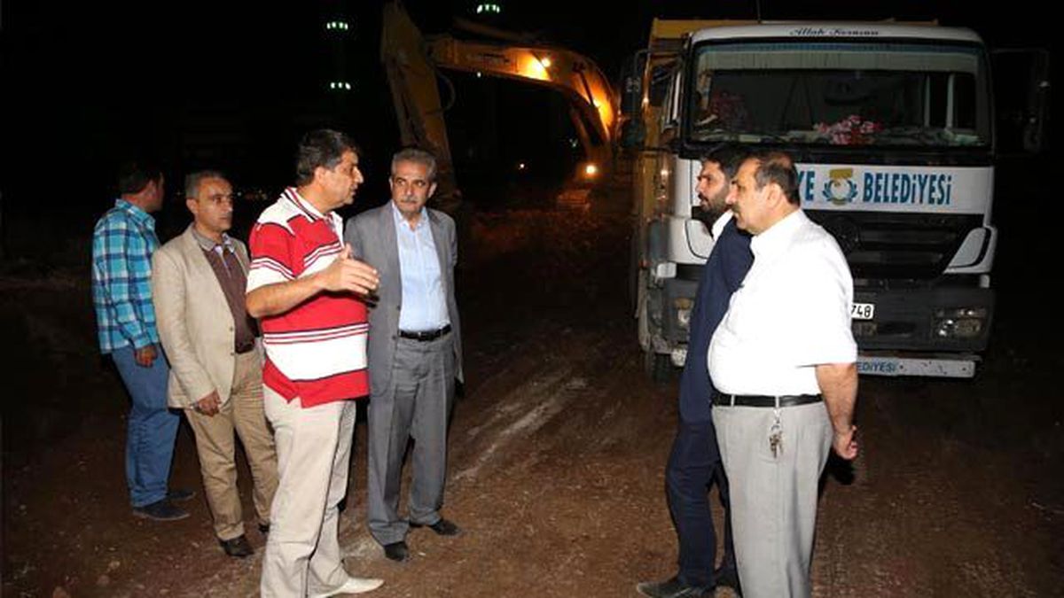Başkan Demirkol\'dan Gece Denetimi