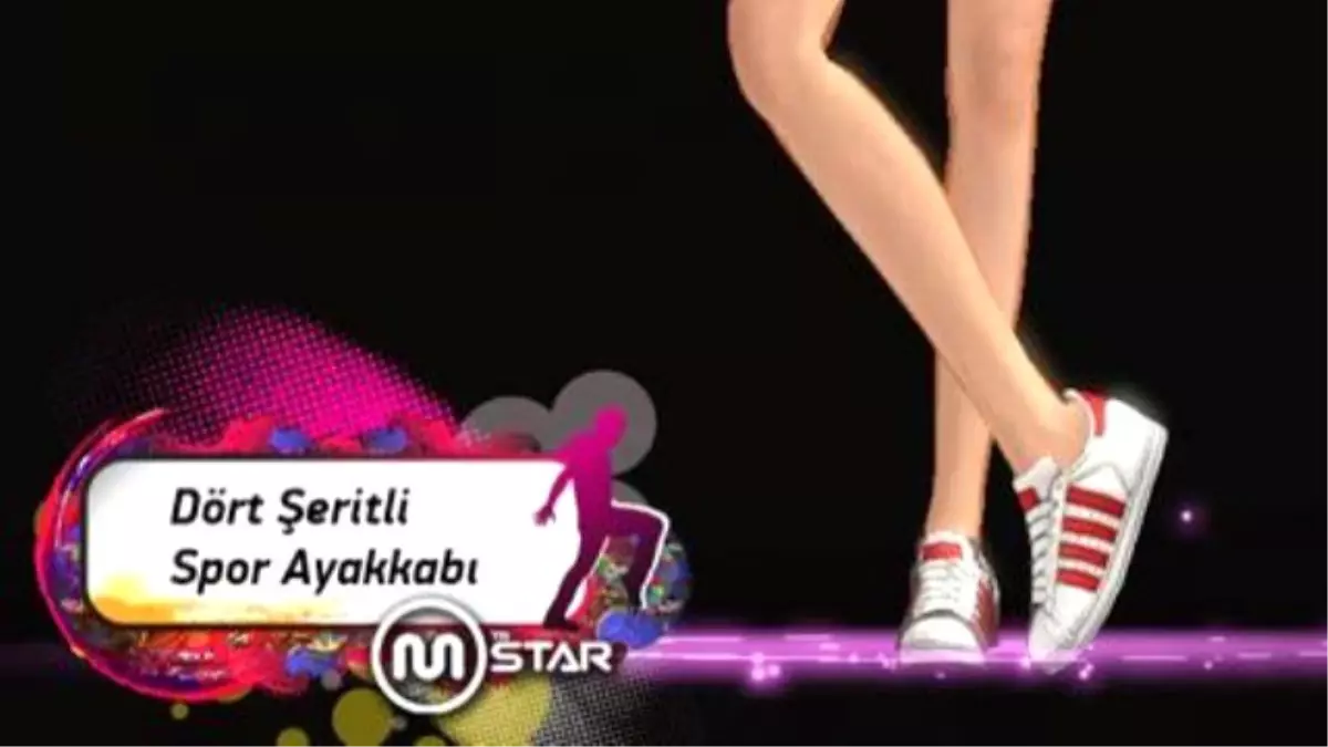 Dört Şeritli Spor Ayakkabı Mstar Joygame