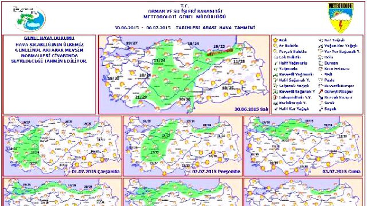 Hava Sıcaklığı Ülkemiz Genelinde Artarak Mevsim Normalleri Civarında Seyredecek