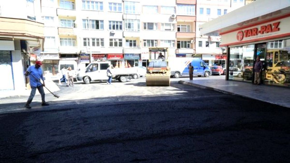 Kiçikapı Mahallesi Asfaltlanıyor