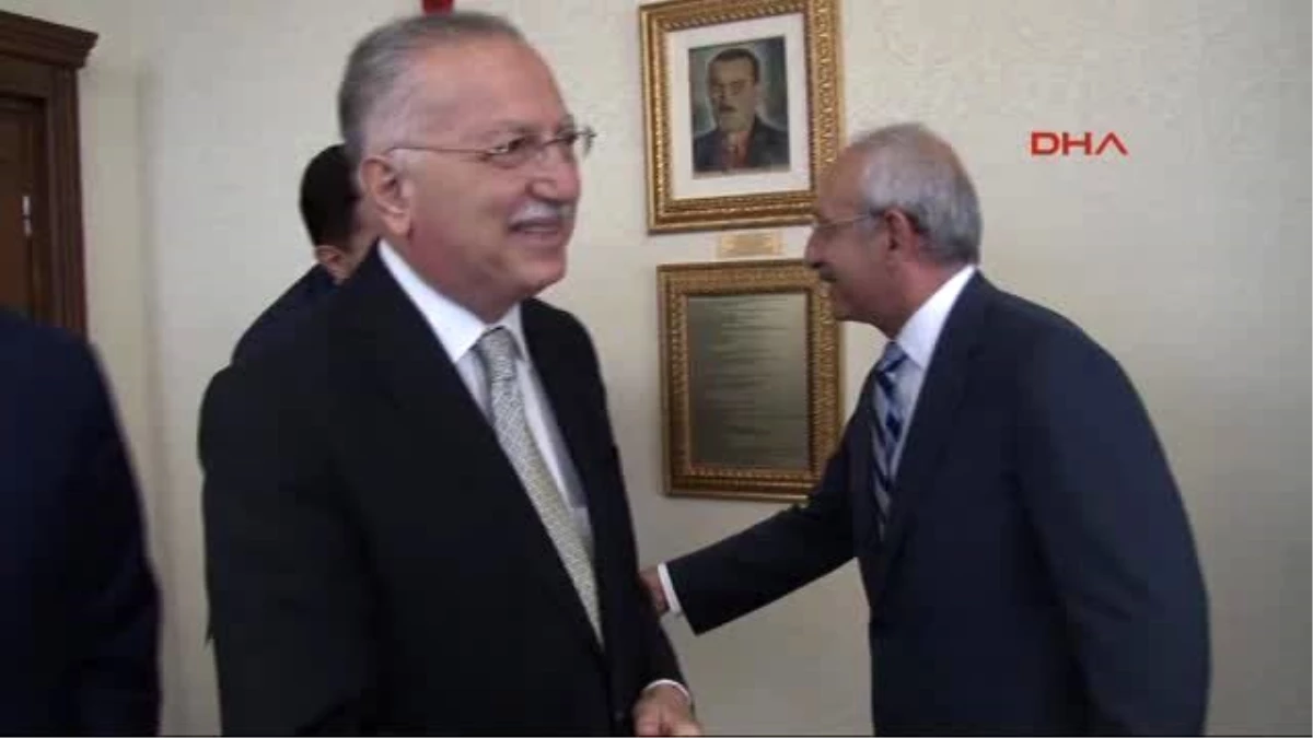 Kılıçdaroğlu, Ekmeleddin İhsanoğlu\'nu Kabul Etti