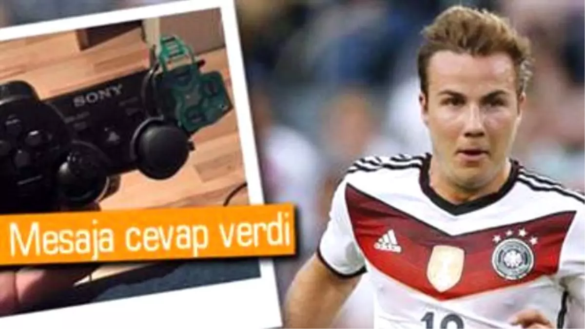 Mario Götze, Ps3 Kolunu Kıran Taraftarı Sevindirdi