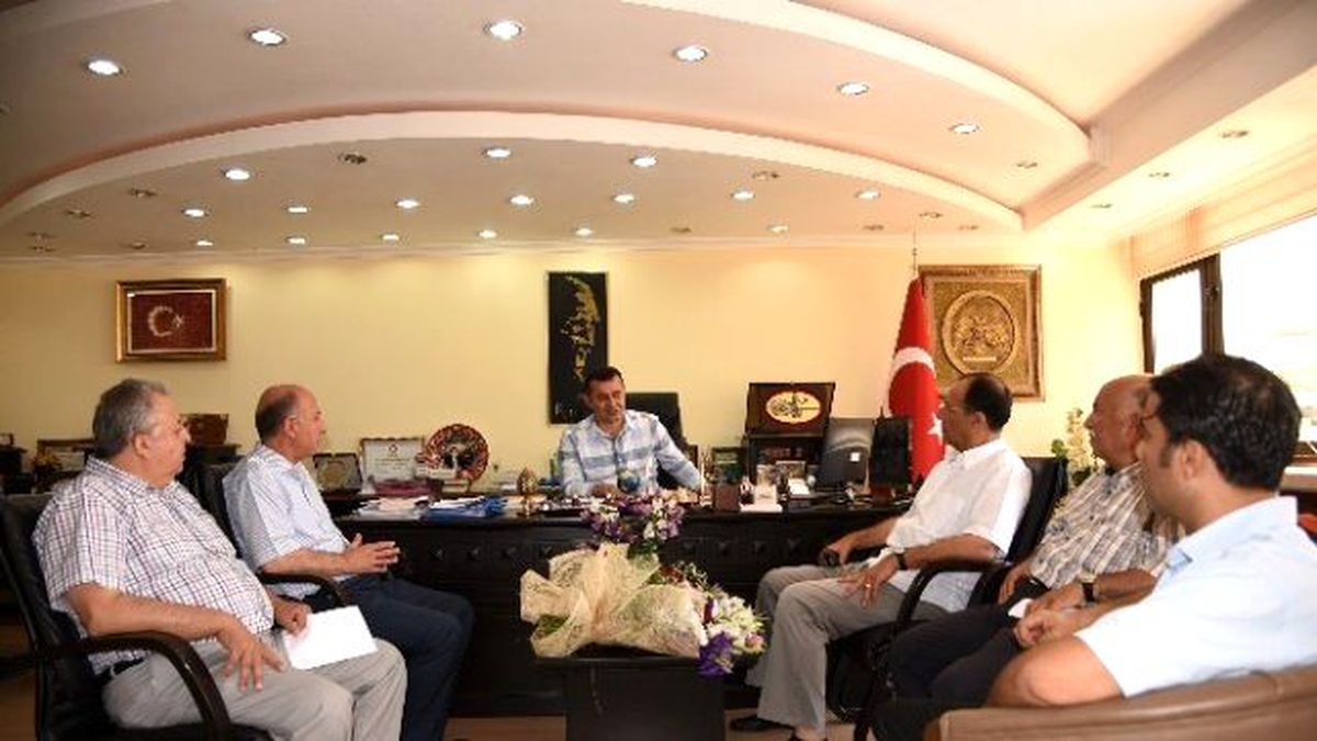 Sektör Temsilcileri Başkan Yücel'i Ziyaret Etti