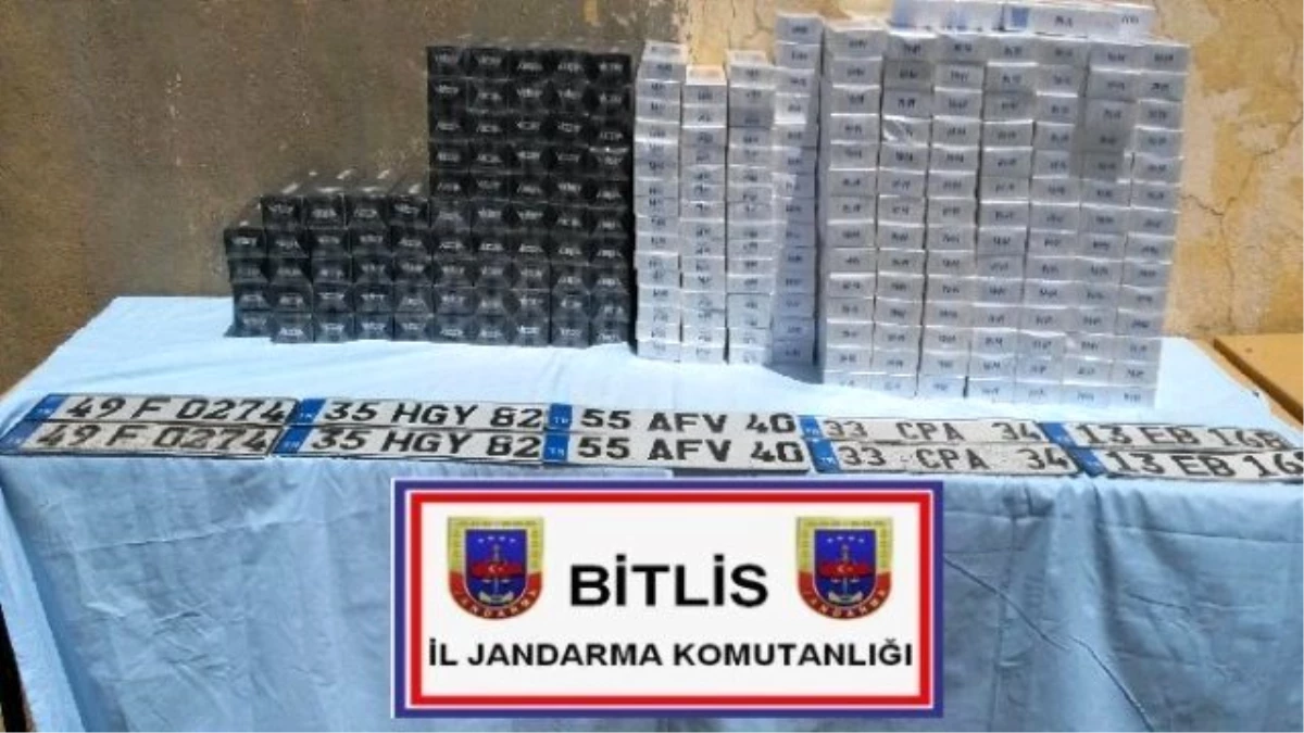 Bitlis\'te Gümrük Kaçağı 40 Bin 90 Paket Sigara Ele Geçirildi