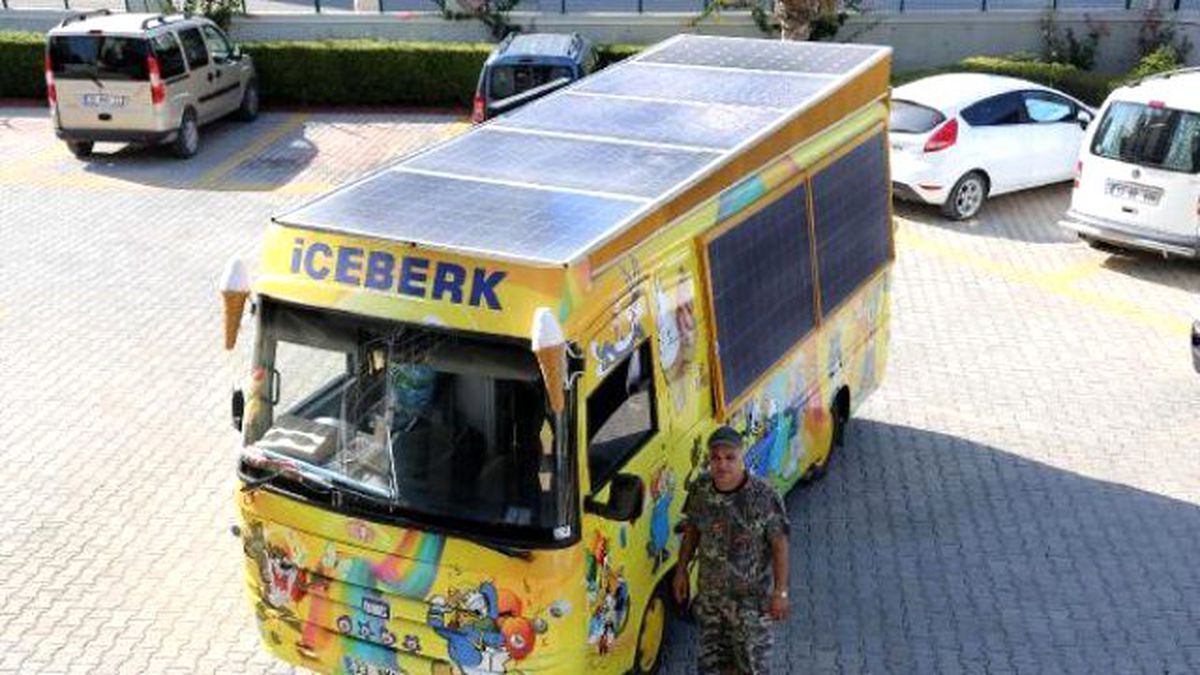 Iceberk\' Dondurmalarını Güneş Donduruyor