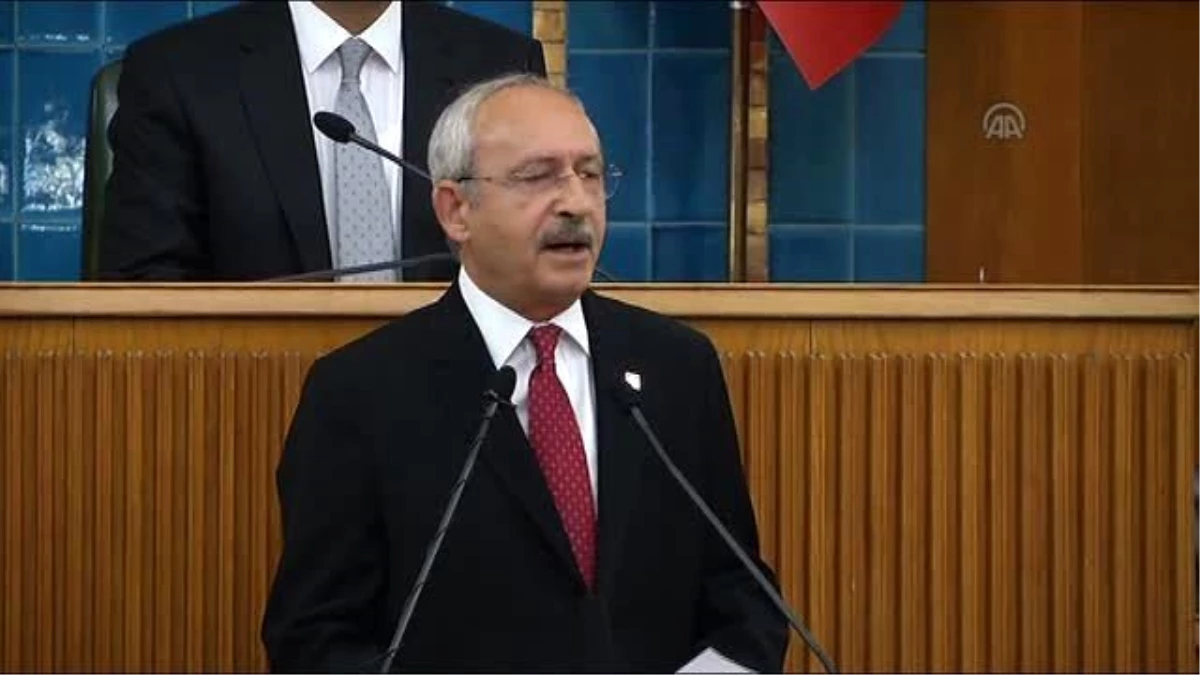 Kılıçdaroğlu: "Yasama Organları, Yürütme Organlarının Arka Bahçesine Dönüşmemelidir"