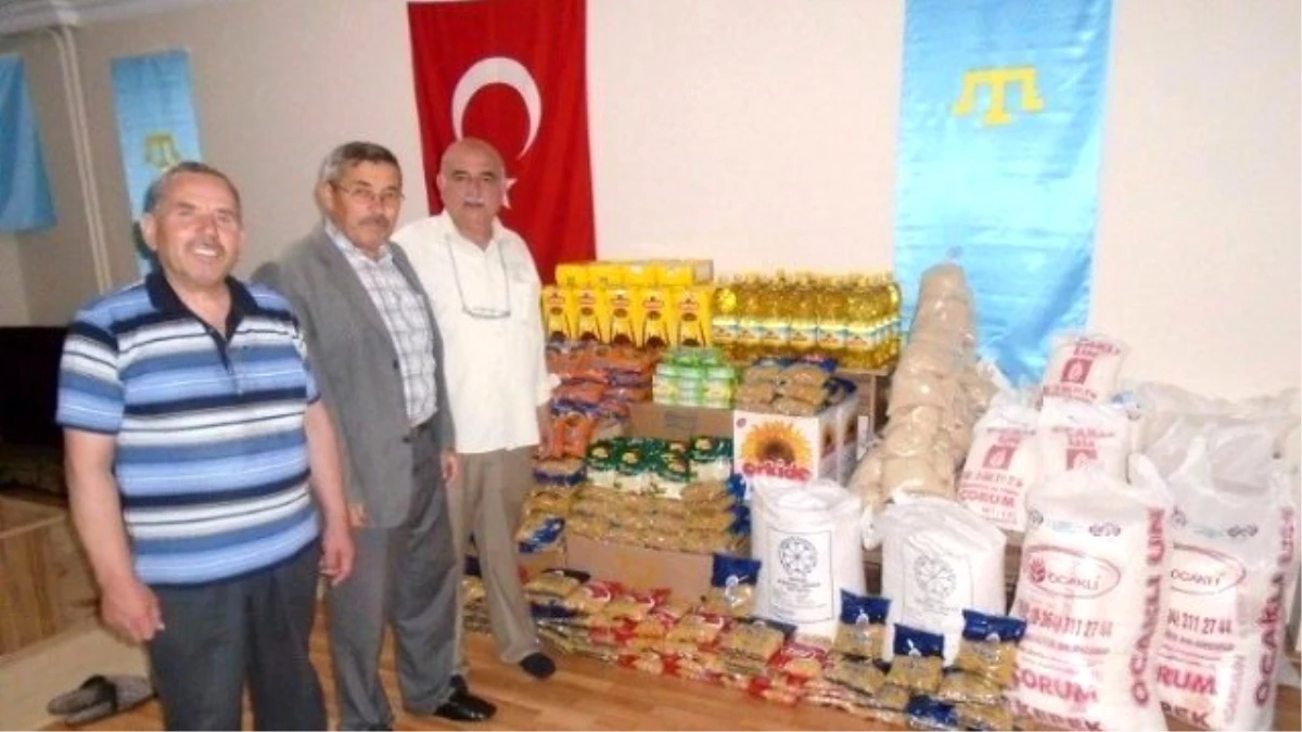 Kırım Türklerinden Ramazan Ayında Anlamlı Yardım