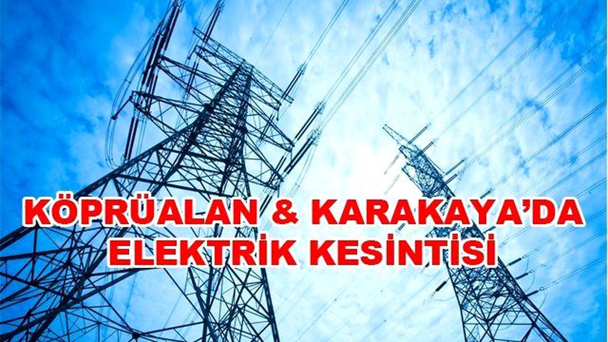 Söke\'de 4 Gün Elektrik Kesintisi