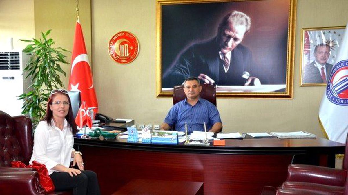 Akıncı\'dan Rektör Acer\'e Ziyaret