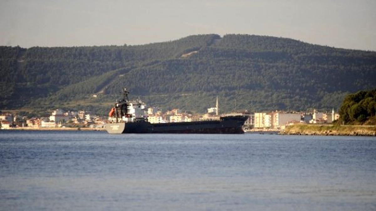 Amonyum Sülfat Yüklü Gemi Eceabat\'ta Karaya Oturdu