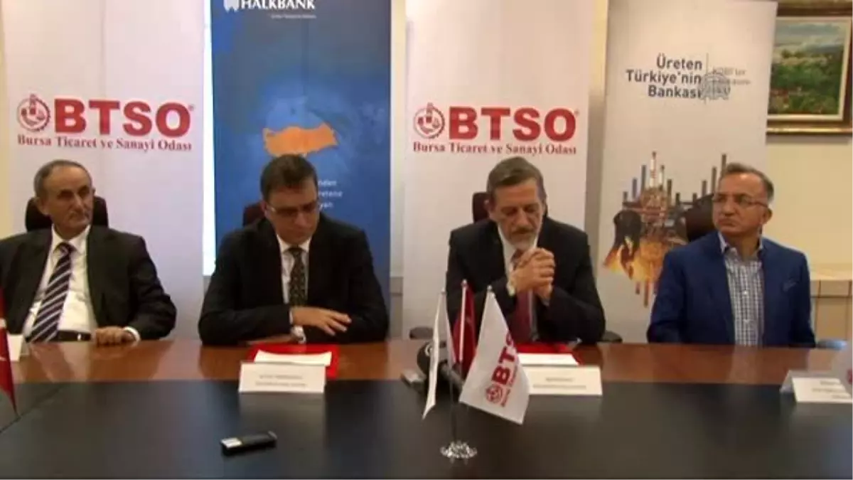 Halkbank ile Btso Arasında Kredi Protokolü