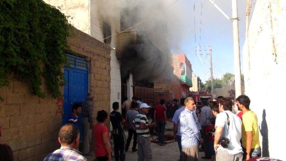 Nusaybin\'de Yangın