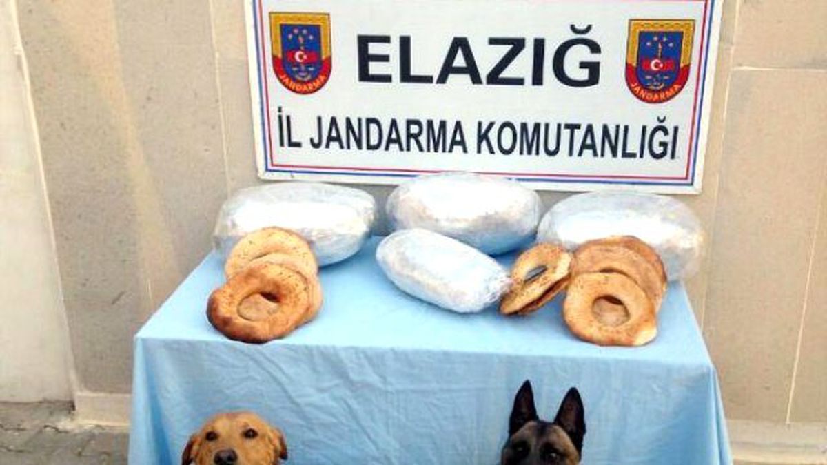 Otobüsteki Simit Torbası İçinde 18 Kilo Esrar Ele Geçirildi